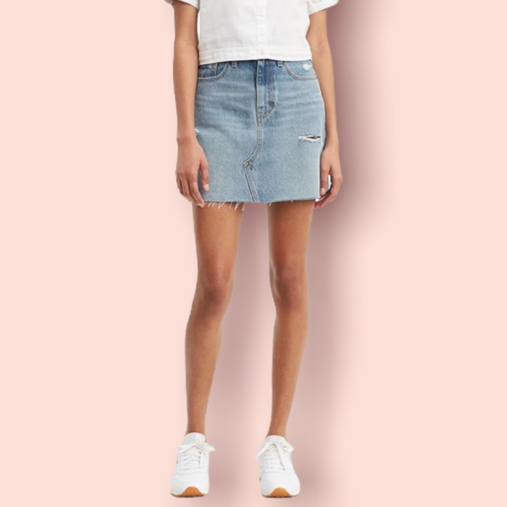 LEVI’S HIGH RISE DECONSTRUCTED SKIRT